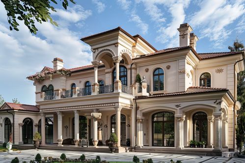 别墅建筑摄影 广告素材设计与下载指南